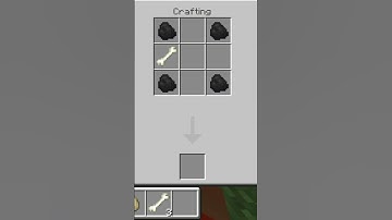 How To Craft Minecraft Skeleton Spawon  Egg #minecraft #shorts