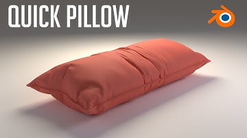 Make a quick pillow in blender FAST