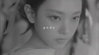 newjeans - gods (sped up + reverb) Resimi