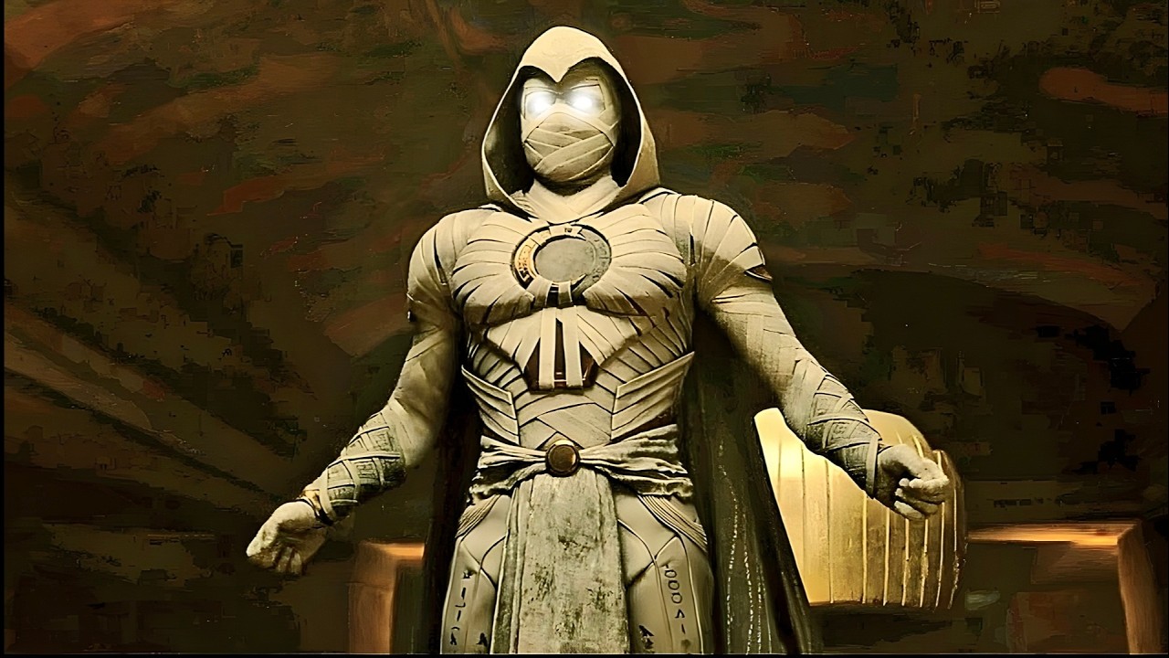 Toda vez que ele dorme um deus egípcio toma seu corpo para fazer o mal - Cavaleiro da Lua