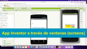 MIT App Inventor con múltiples ventanas (Screens)- Javier Díaz Sánchez