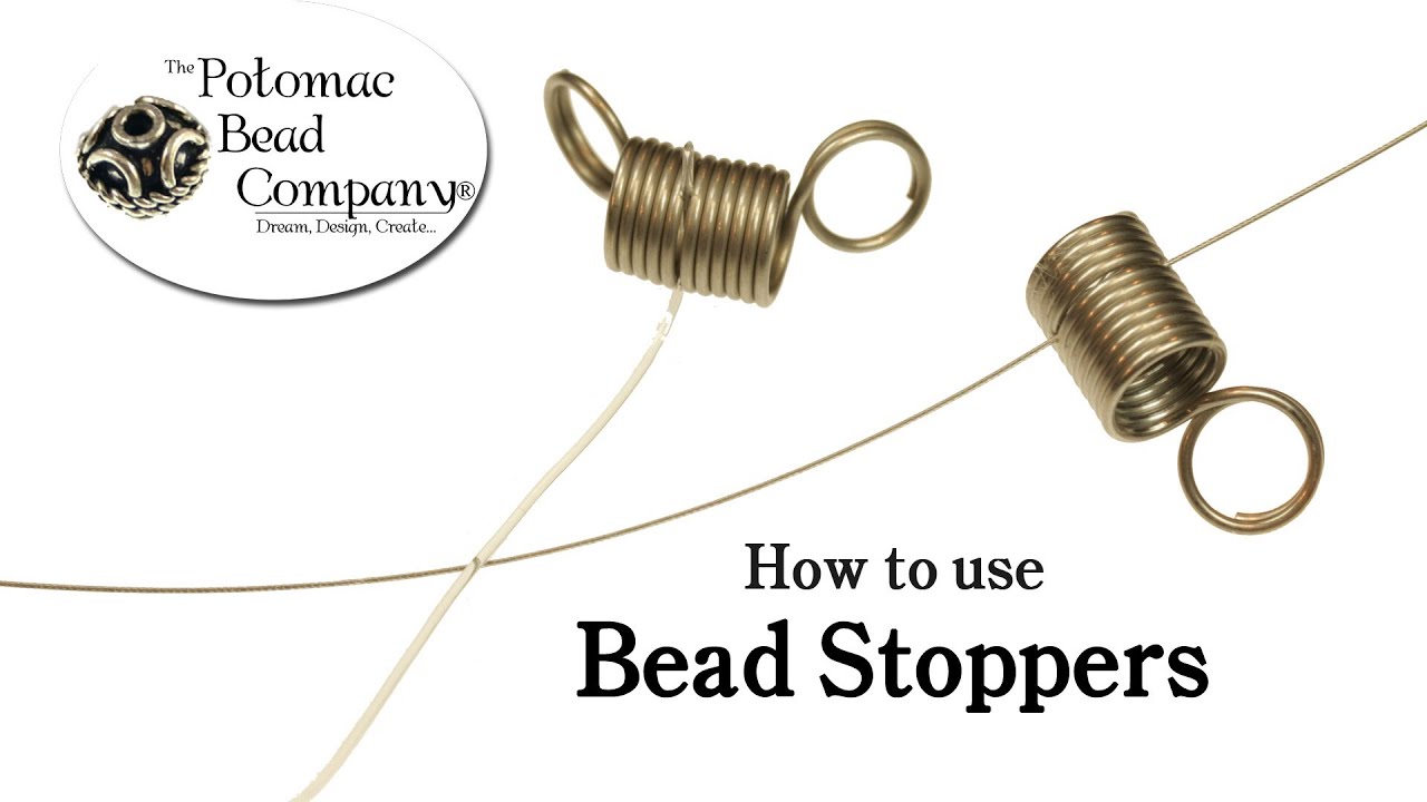 Beading Tools Bead Stoppers, Prevent Spilled Beads When Making a Beaded  Bracelet or Necklace