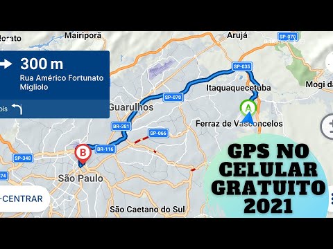#gratuito #gps #offline MELHOR GPS, GRÁTIS NO CELULAR 2021 TOTALMENTE OFFLINE