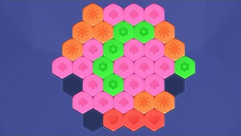 Hexa Block Blast (by Holago Games) IOS Gameplay Video (HD)