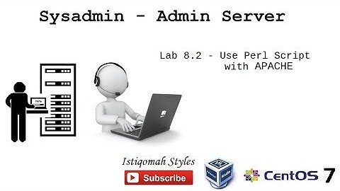 #Lab 8.2 - Using Perl Script with APACHE