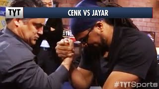 WHO WINS? Cenk Uygur vs Jayar Jackson Arm Wrestling