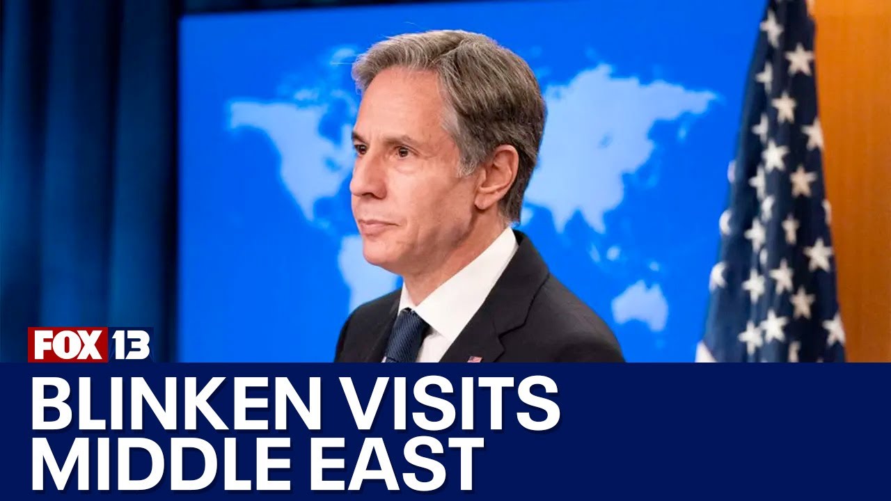 Blinken visits Middle East to discuss war in Gaza - YouTube