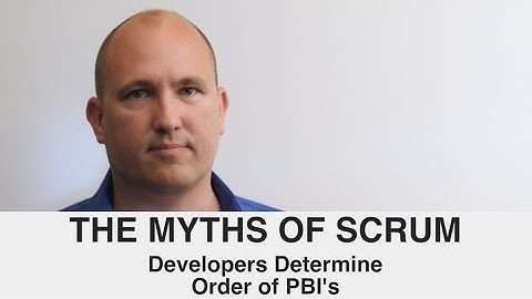 Scrum Myths 07 - Developers Determine Order of Product Backlog Items by Mishkin Berteig Scrum Expert