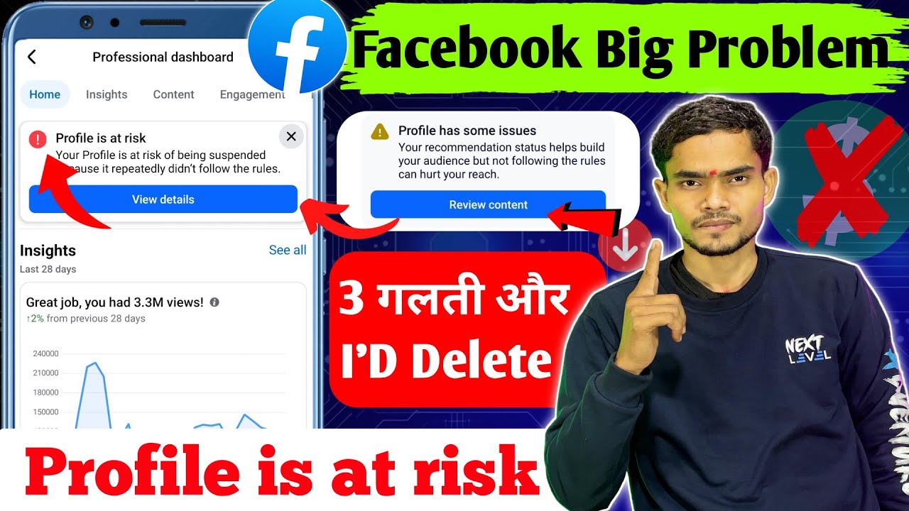 Fb Risk Post Facebook Profile is at risk ठीक कैसे करें | Facebook community ...