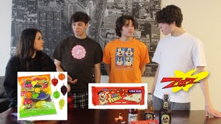 Trying candy we never had before + trying viral tiktok candy