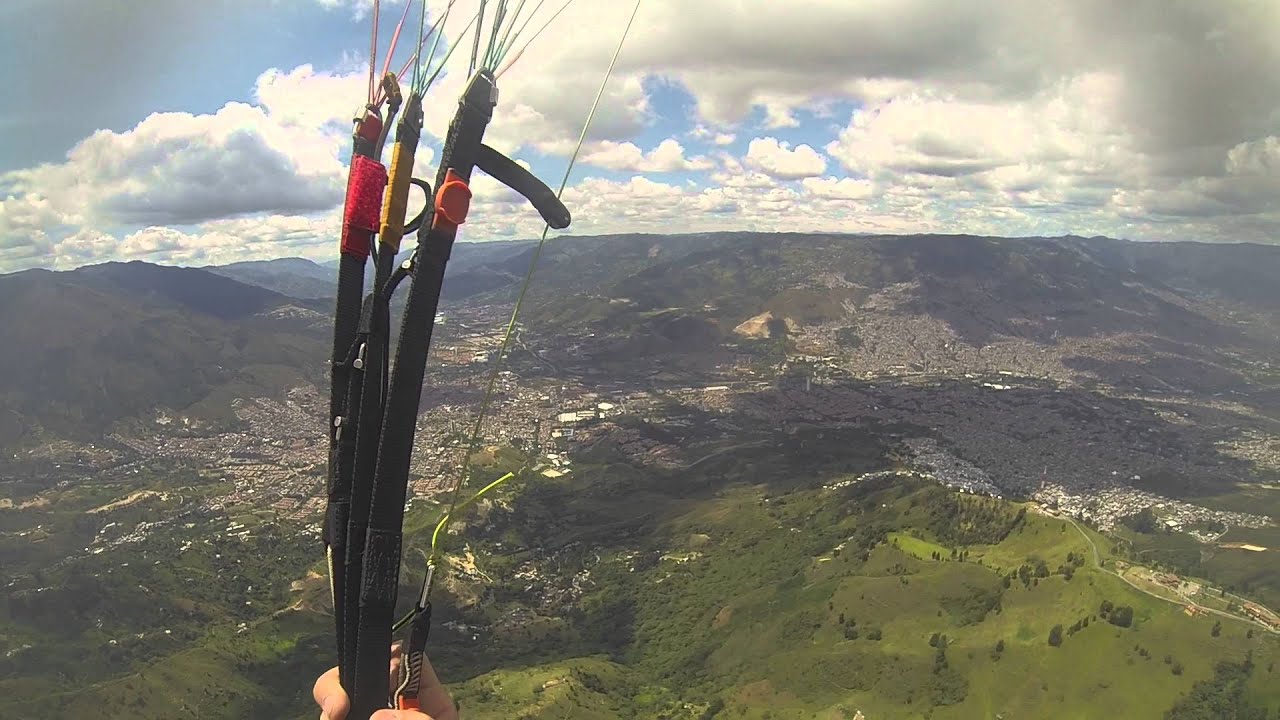 Paraglide Awesome begginer barrena set San Felix Medellin YouTube