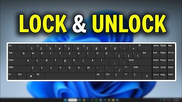 How to Lock & Unlock Keyboard in Windows 11 / 10 / 8 / 7 | Turn On / Off Keyboard Lock