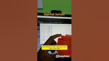 RAINFALL SENSOR DETEKSI DERAS HUJAN UNTUK ARDUINO ESP32 #arduino #esp32 #robotika  #robotik