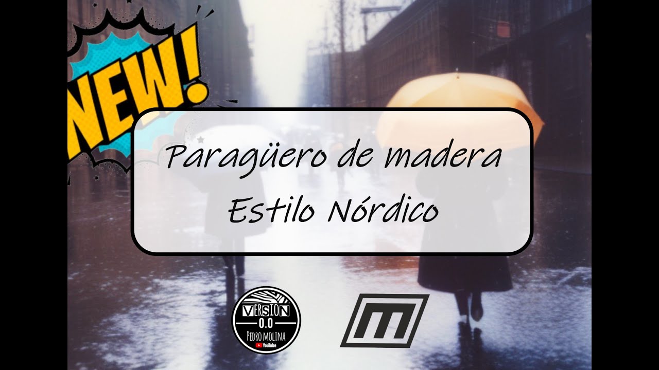 ¡Aprende Cómo hacer un Paragüero de Madera Estilo Nórdico ¡Sorprende a Todos en los Días de Lluvia!