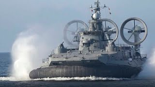 Выполнение боевой стрельбы МДКВП «Мордовия» в Балтийском море