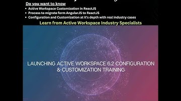 Active Workspace Customization and Configuration