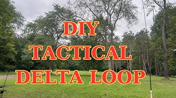 DIY 10-40 Meters Tactical Delta Loop HF Antenna Build