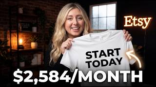 START a Print on Demand T-shirt Business on Etsy (Full Beginner Tutorial)
