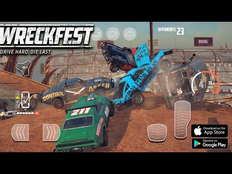 Видео: РЕЛИЗ WRECKFEST MOBILE НА АНДРОИД И IOS ОБЗОР СКАЧАТЬ WRECKFEST MOBILE ANDROID GAMEPLAY 2022