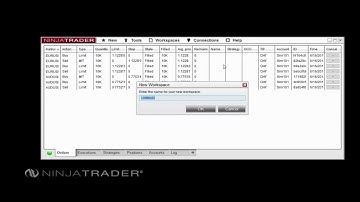 NinjaTrader 8 - Control Center