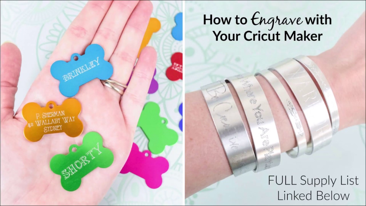 Engrave with Cricut Maker Acrylic How to use your engraving tool