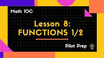 MATH 10C: Relations and Functions, Domain and Range, Interval and Set Notation