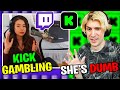 xQc ATTACKS Pokimane About Kick vs Twitch GAMBLING Drama!!