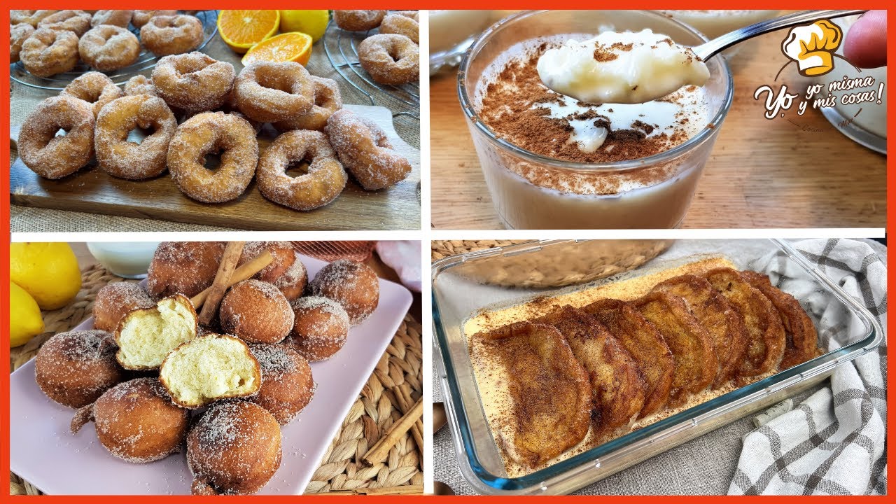 📌 4 Dulces tradicionales de Semana Santa o dulces de Cuaresma