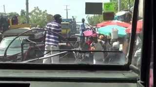 Riding through L'Estere, Haiti