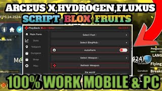 Fluxus Executor Mobile New Update FLUXUS DOWNLOAD Fluxus Script Blox Fruit  Hydrogen Arceus X 