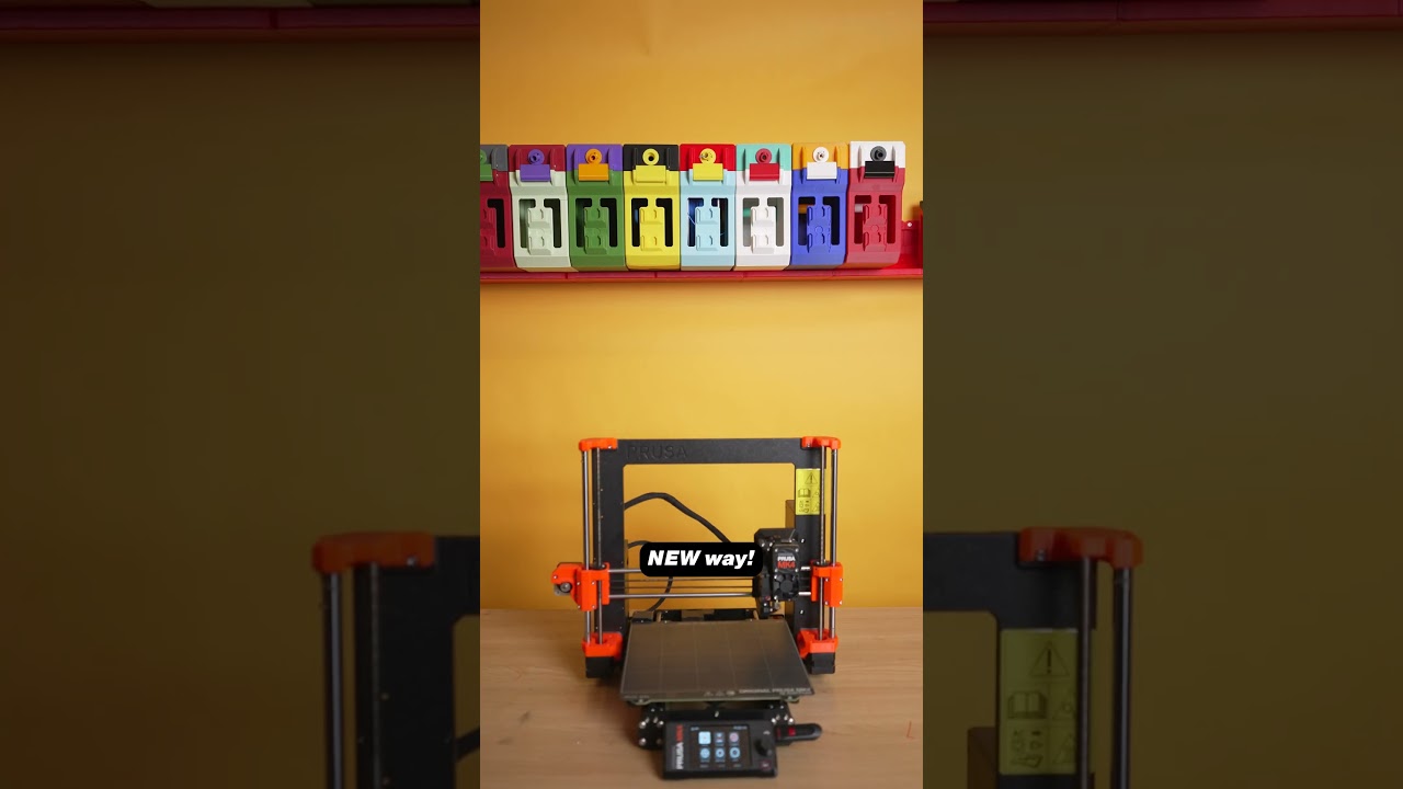 No more messy filament shelves! Back Modular Filament Storage! #3dprinting #diy #art #lego #modular