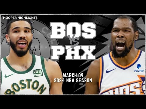 Phoenix Suns vs Boston Celtics Full Game Highlights | Mar 9 | 2024 NBA Season