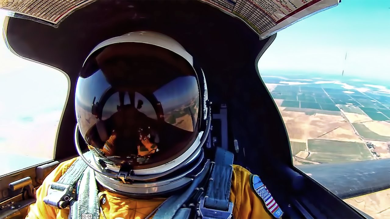 U2 Spy Plane • Cockpit View At 70,000 Feet