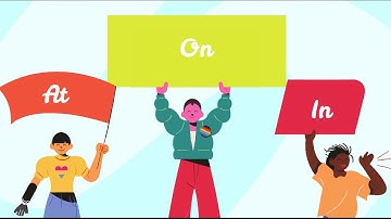 EASY TRIANGLE METHOD - AT, ON & IN | PREPOSITIONS OF TIME