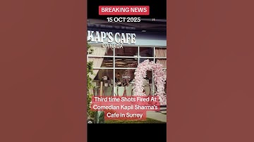 *Breaking News* Third time Shots Fired At Comedian Kapil Sharma