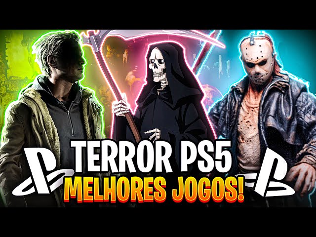 5 ÓTIMOS jogos de TERROR do PS5! 