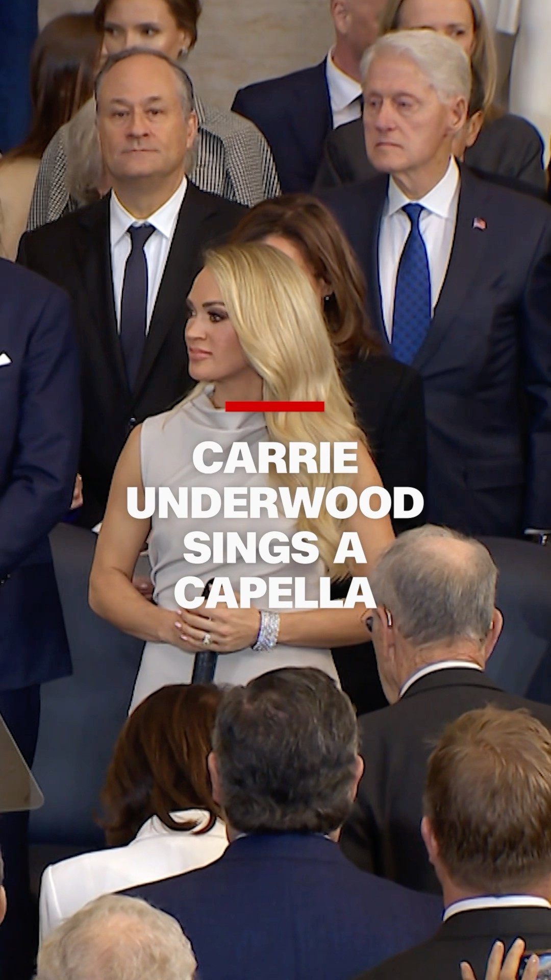 Carrie Underwood sings a capella