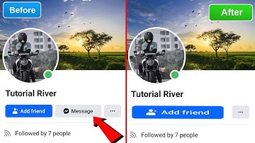 How to Remove message button on Facebook 2025 | Hide message button on Facebook Profile