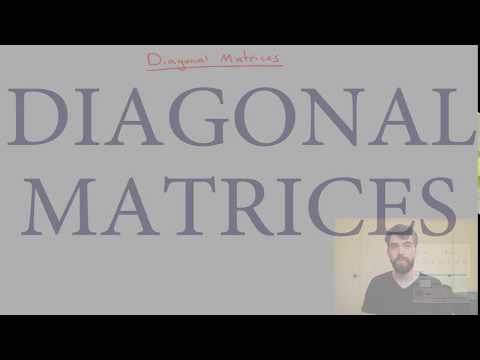 Diagonal Matrices are
