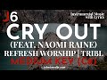 ReFRESH Worship (feat. Naomi Raine) TRIBL | Cry Out Instrumental Music and Lyrics Medium Key (C#)