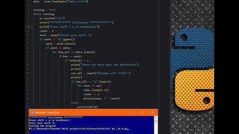 Offline Dictionary with Json data file. Part 3 (Last part)