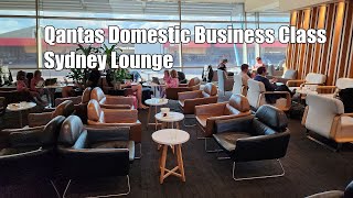 Qantas Domestic Business Cl Lounge Sydney Review 4K