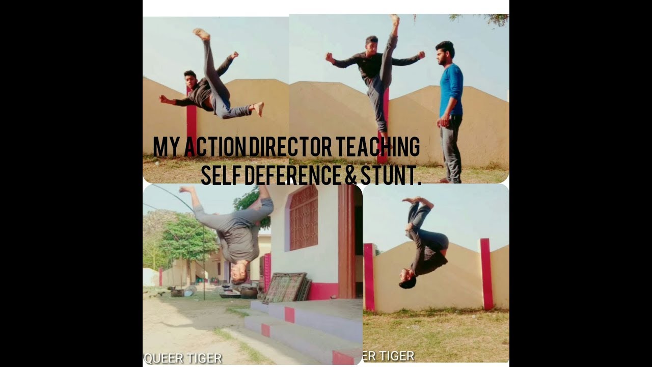 My Action director Teaching Self Diffence & Stunt||Tauqueer Tiger||ft||Salman Varun||