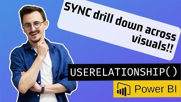 Sync Drill down across visuals Power BI