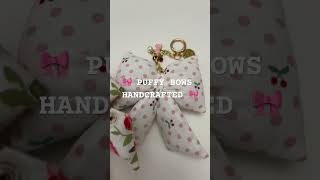🎀 NEW! LARGE PUFFY BOW BAG CHARMS 🎀 #bagcharms#bows puffy bows