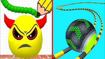 Draw To Smash vs Going Balls - Satisfying Android Walkthrough Gameplay All Levels