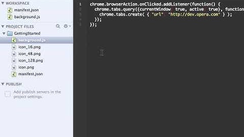 An introduction to making extensions in Opera