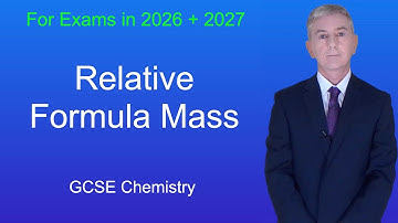 GCSE Chemistry Revision "Relative Formula Mass"