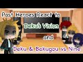 Past Heroes React to Deku's Vision and Deku & Bakugou vs Nine | BNHA | Gacha Club Reaction | Part 5