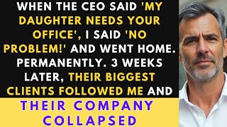 When The CEO Gave My Office To His Daughter, I Left And Destroyed Their Company. News